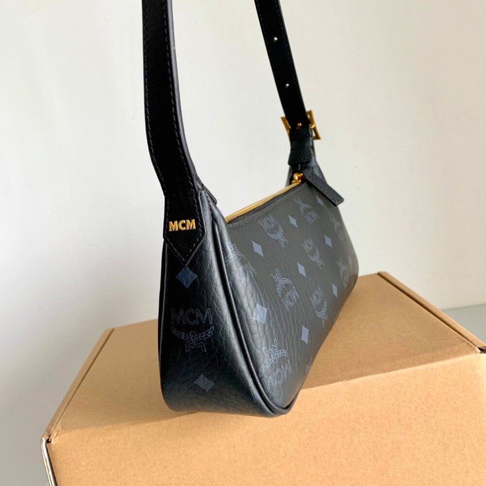 MCM Aren VI Nappa Leather Hobo Bag